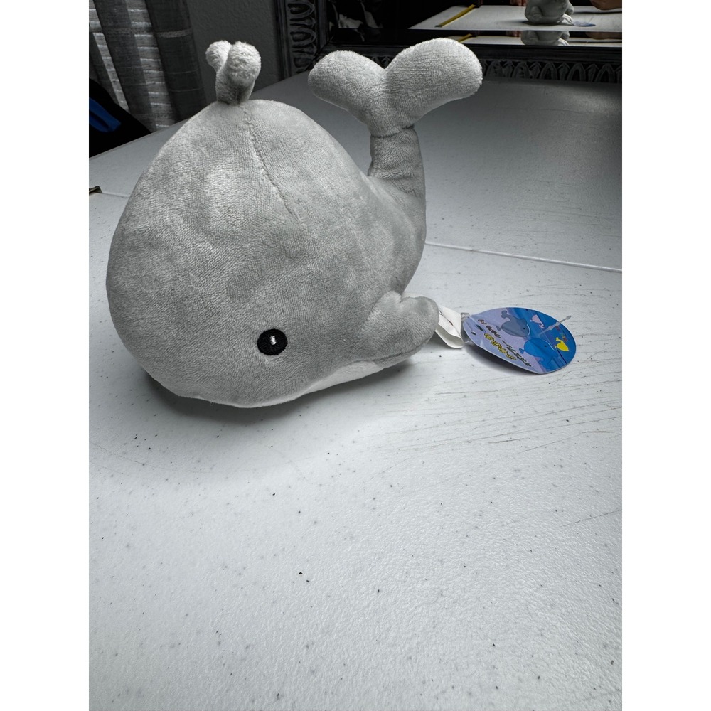Takashoji Mizuzu Gray Whale Plush Soft Stuffed Animal Toy Japanese‎ Prize M